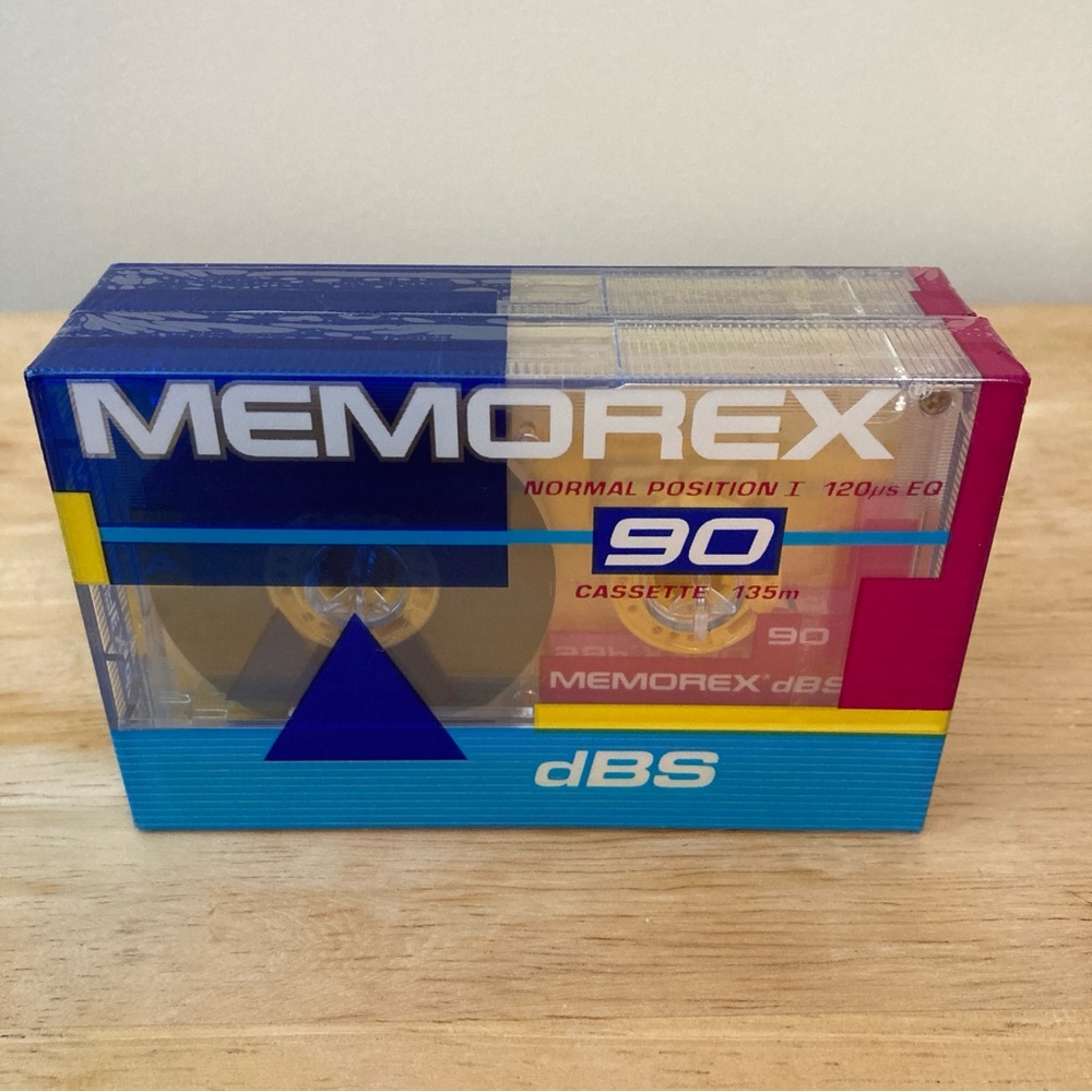 Memorex 90 Minute dBS Audio Cassette Normal Bias/Position I